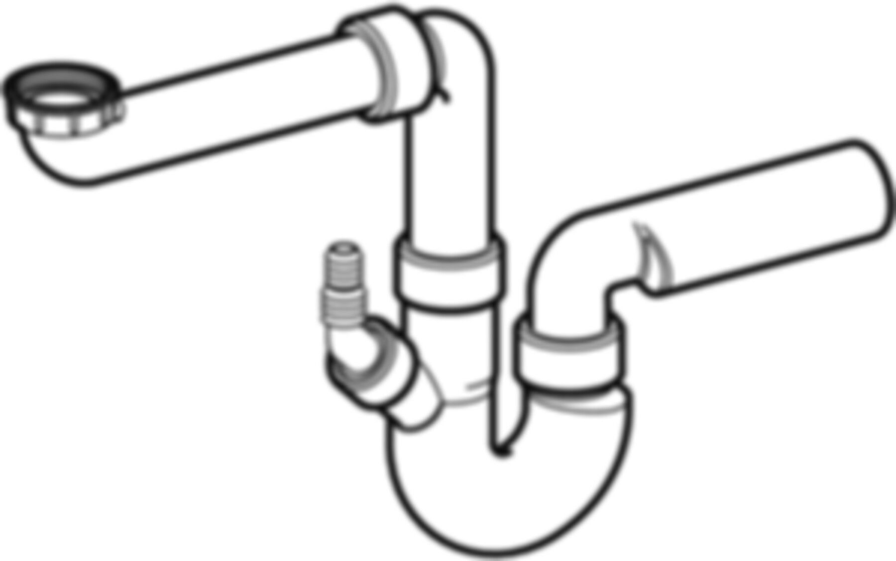 Geberit PE Spültischsifongarnitur 1-tlg.