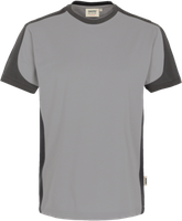 T-Shirt Contrast Perf. 2XL titan/anth. - 50% Baumwolle, 50% Polyester