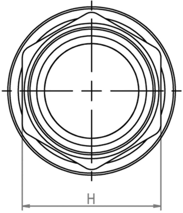 Schwarzrohradapter Simplex PLUS - mit IG