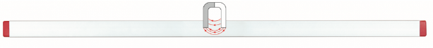 Wasserwaage BMI Alustar 694 - mit Dauermagnet