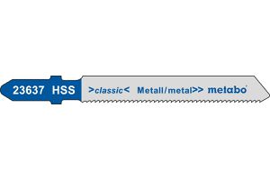Stichsägeblatt METABO 51x1.7 mm, 5 Stk - Basic Metal (Bosch T118A)