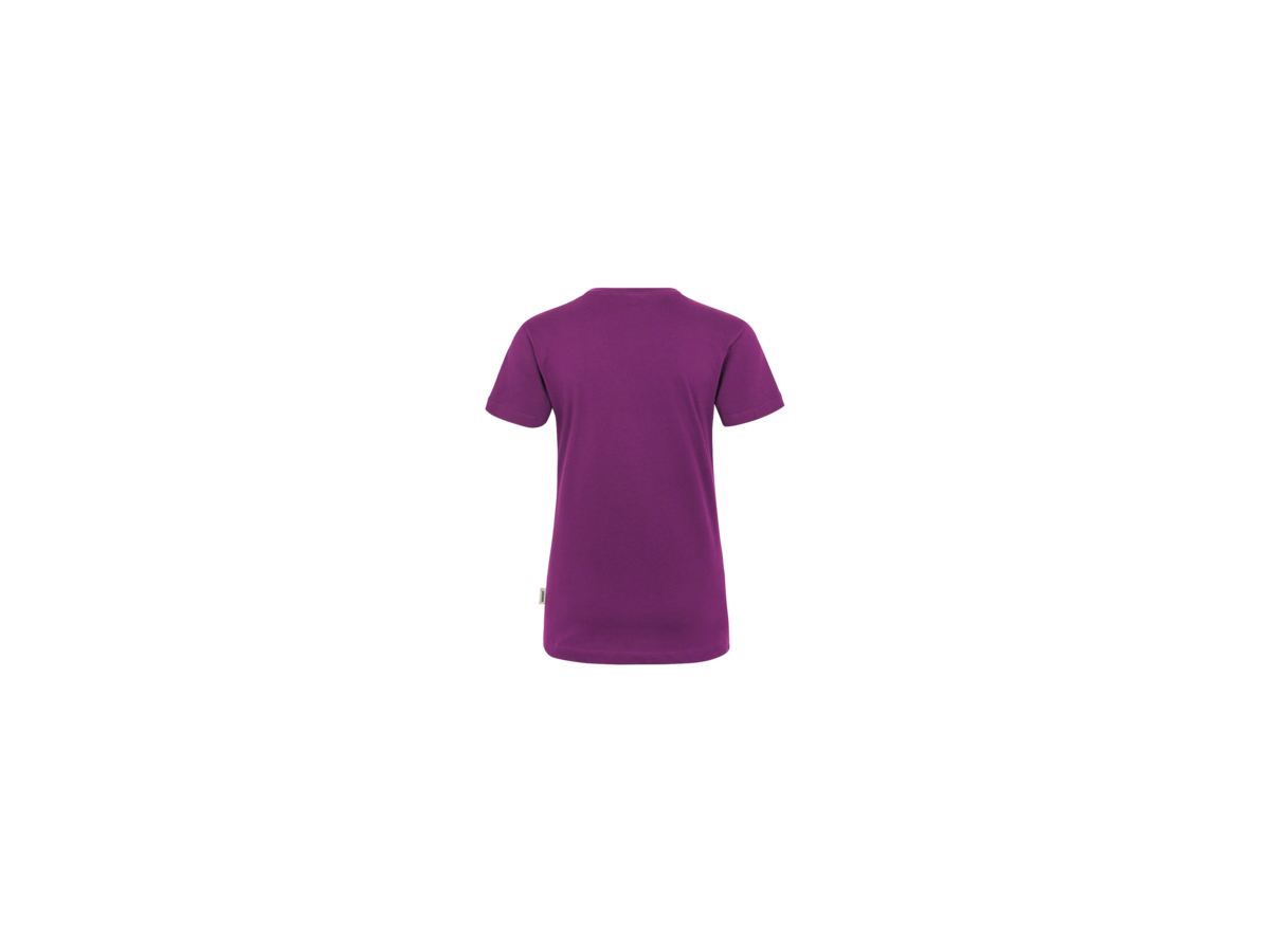 Damen-V-Shirt Classic Gr. XS, aubergine - 100% Baumwolle, 160 g/m²