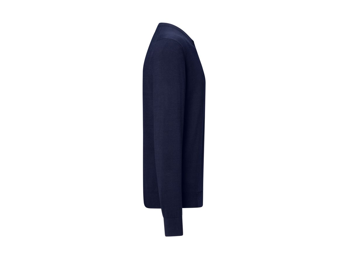 HAKRO Pullover Premium-Baumwolle, Gr.3XL - Feinstrick aus 100 % Baumwolle, tinte