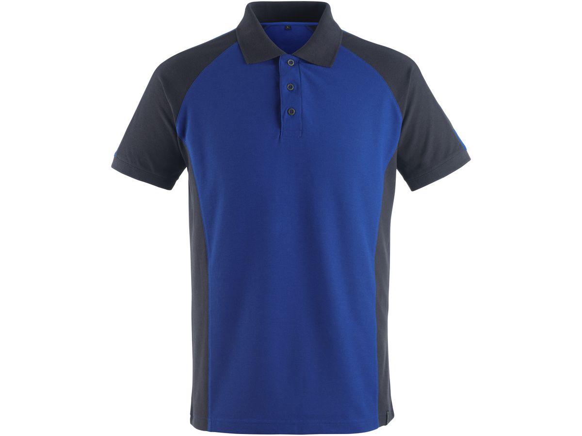 Bottrop Polo-Shirt kornblau-schwarzblau - 60% Baumwolle / 40% Polyester Grösse M