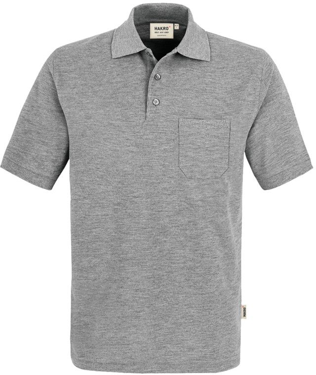 Pocket-Poloshirt Top Einlaufvorbehand. - 100 % Baumwolle, 200 g /m² Gr. XS-