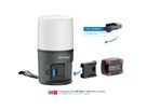 Arbeitsleuchte AREA 6 Connect 6000l - Alle Akku-Marken, 1-22 Std., 360° IP65