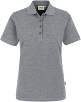Damen-Poloshirt Classic 2XL grau meliert - 85% Baumwolle, 15% Viscose, 200 g/m²
