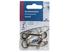 Karabinerhaken 55mm Stahl vern. - Beutel à 2 Stk.
