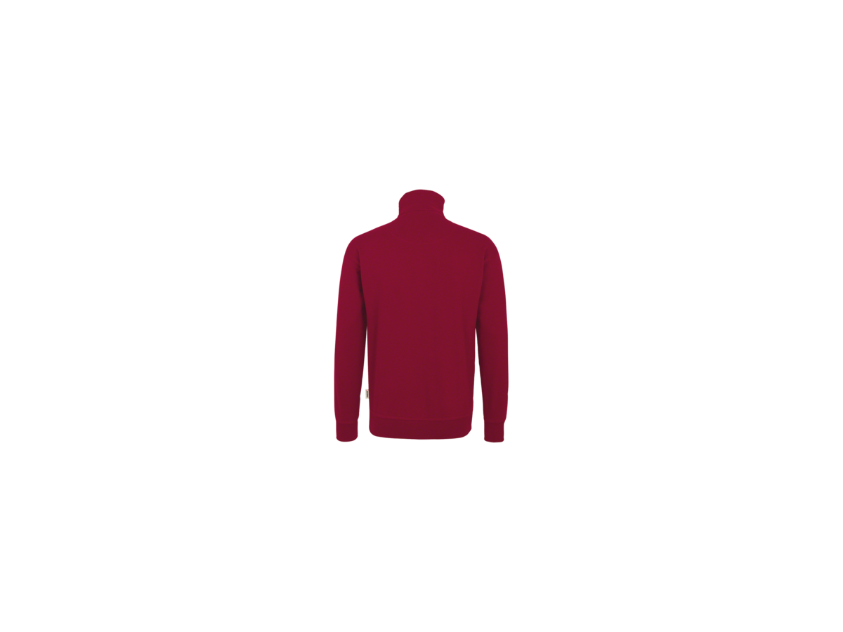 Zip-Sweatshirt Premium Gr. M, weinrot - 70% Baumwolle, 30% Polyester, 300 g/m²