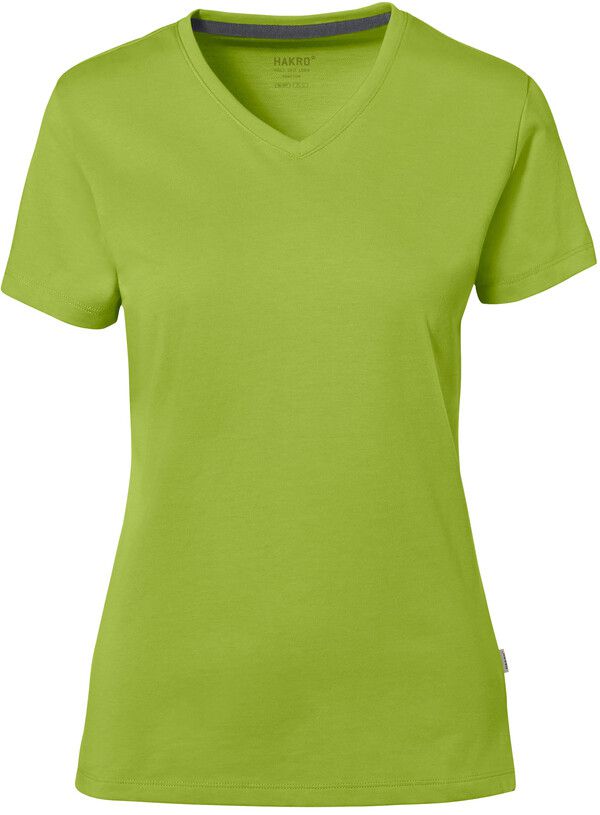 Damen V-Shirt Cotton Tec - 50% CO / 50% PES, 185 g/m²