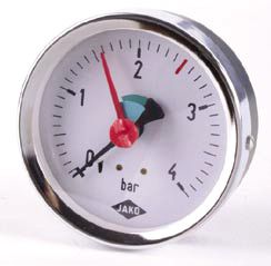 Heizungs-Manometer Fig. 5 - Anschluss hinten