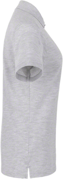 Damen-Poloshirt Classic M ash meliert - 98% Baumwolle, 2% Viscose