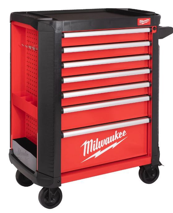 Werkstattwagen 78 cm / 30" - Milwaukee, mit 7 Schubladen