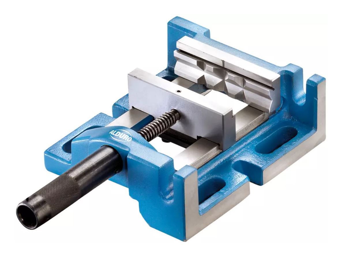 Maschinenschraubstock, 3-Positionen - Breite: 100 mm, Spannweite 88 mm