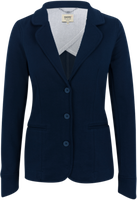 Damen-Sweatblazer Premium Gr. 2XL, tinte - 70% Baumwolle, 30% Polyester, 300 g/m²