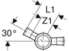 Mapress C-Stahl Kreuzstück 30°