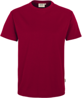 T-Shirt Performance Gr. 2XL, weinrot - 50% Baumwolle, 50% Polyester