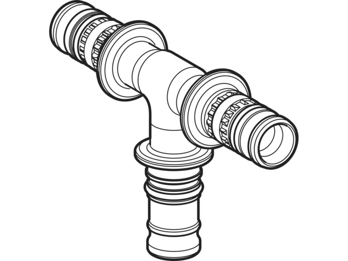 Geberit Mepla-T-Stück   20-MF20-16 - Meplafix