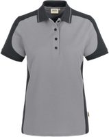 Damen-Polosh. Co. Perf. 2XL titan/anth. - 50% Baumwolle, 50% Polyester, 200 g/m²