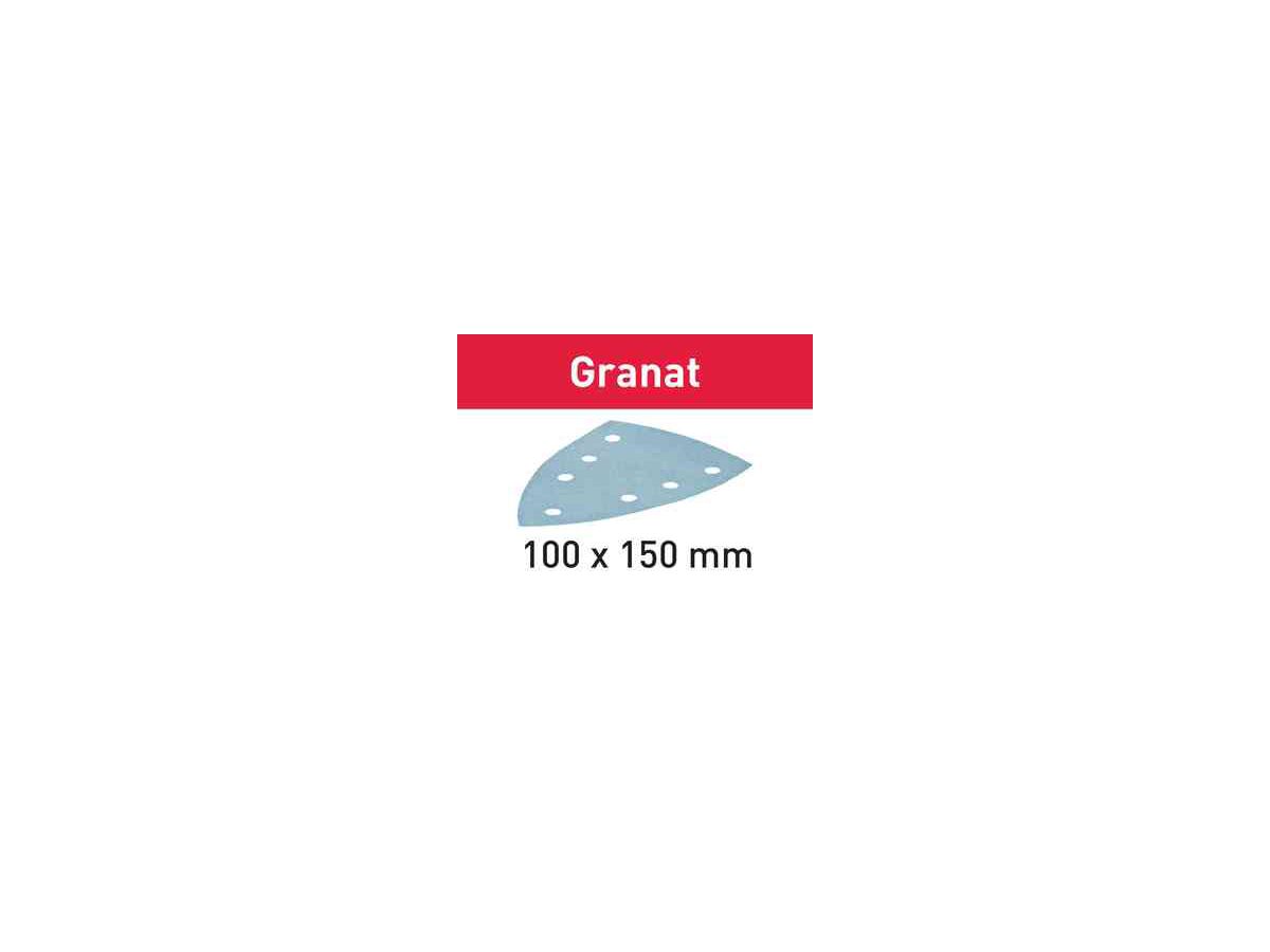Schleifblätter DELTA/7 100x150mm K150 - Festool Granat, (Pack à 100 Stk.)