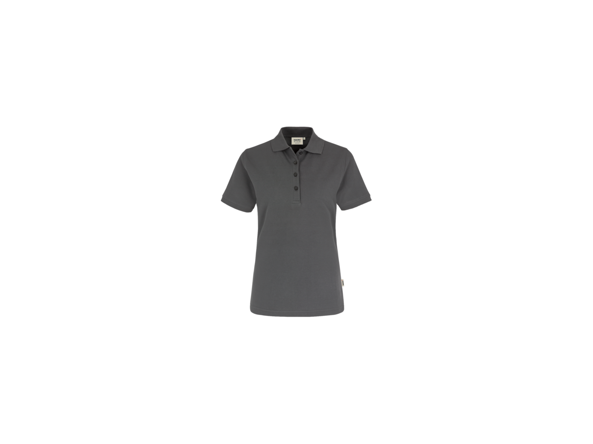 Damen-Poloshirt Classic Gr. L, graphit - 100% Baumwolle, 200 g/m²