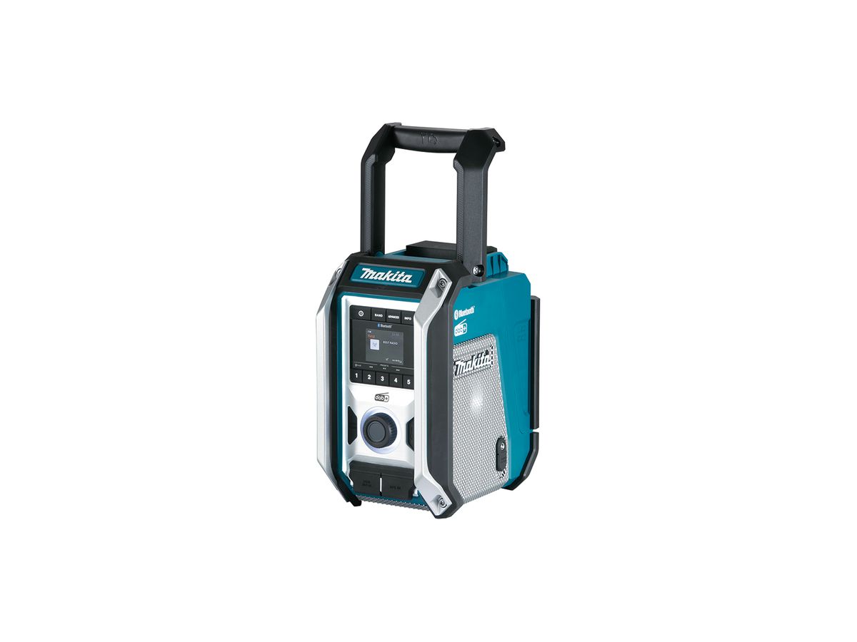 Baustellenradio MAKITA DMR115 DAB/DAB+/ - Für 220V+Akkus Li-Ion 7.2-18V     BT&FM