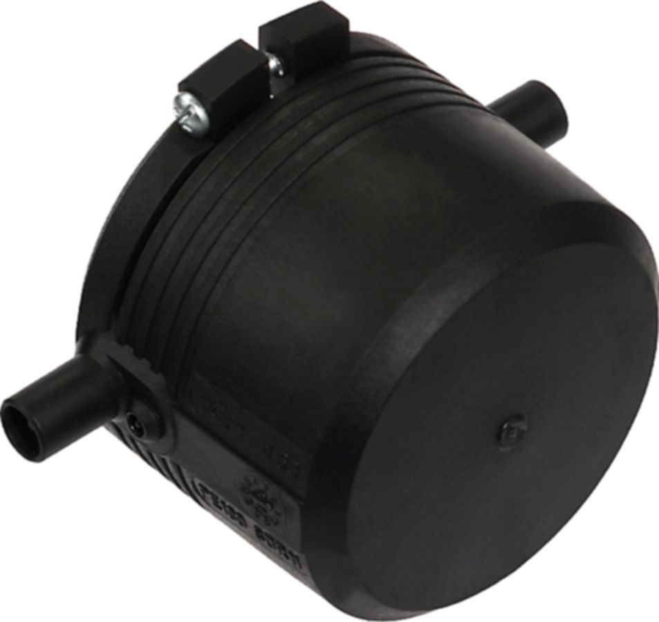Endkappen PE100 S-5 SDR 11 ELGEF - 5 bar Gas / 16 bar Wasser