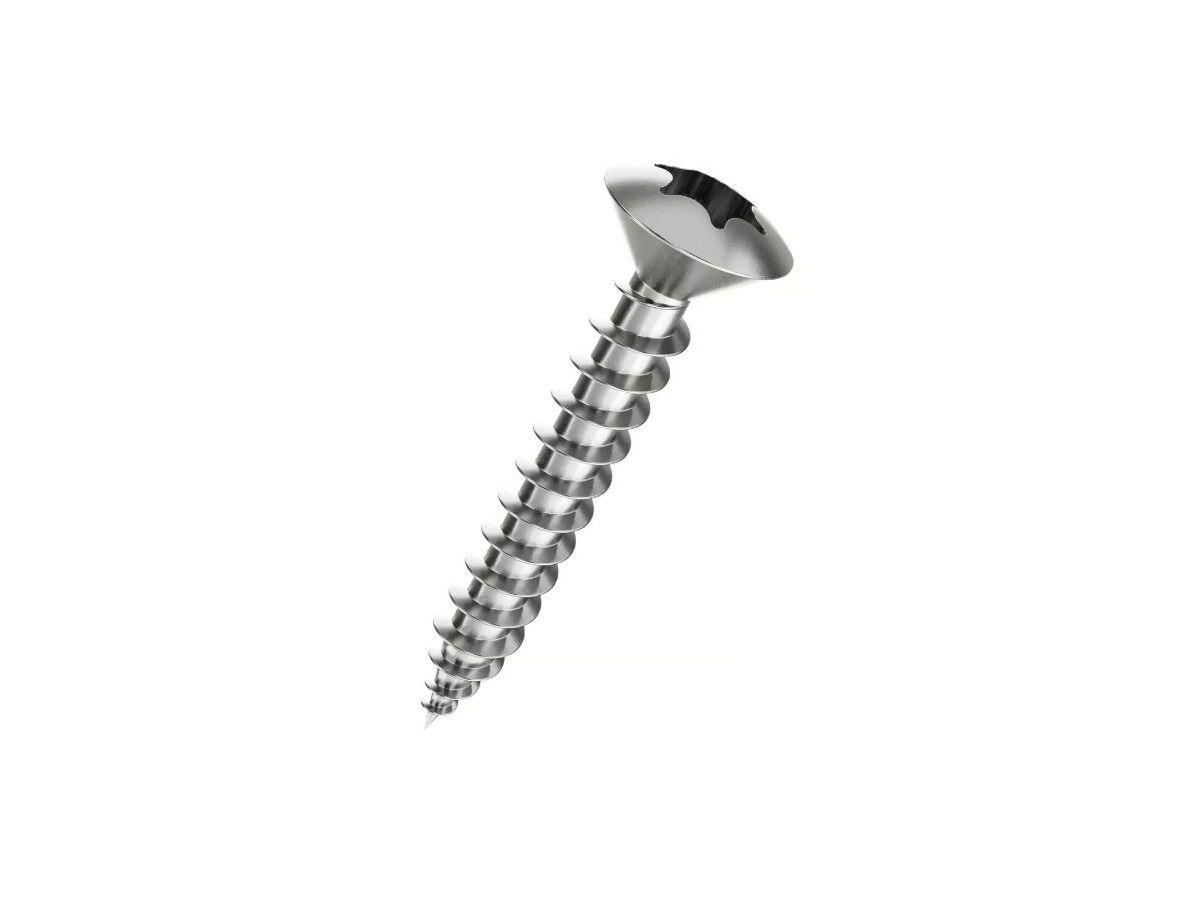 Linsensenk-Spanplattenschrauben Torx - Vernickelt