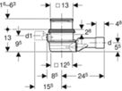 Geberit Bodenablauf VARINO - horizontal