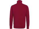 Zip-Sweatshirt Premium Gr. M, weinrot - 70% Baumwolle, 30% Polyester, 300 g/m²