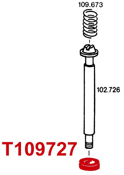 Ventildichtung 20x11x3 mm zu Nr.10/19R/ - 20/25R/46/94/95S/96/370/1200