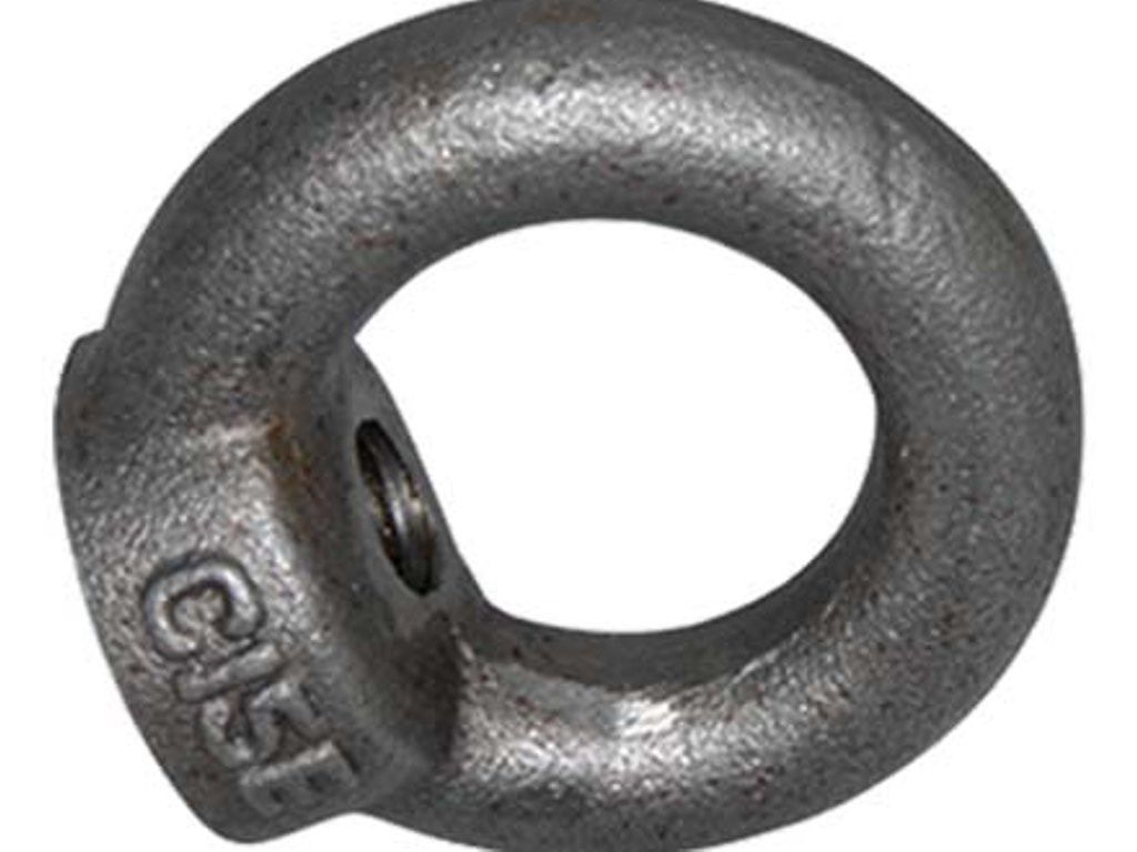 Ringmuttern Stahl C15E DIN 582 - schwarz