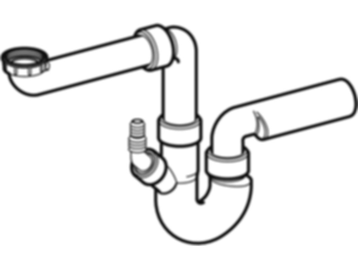 Geberit Sifongarnitur 1-tlg 56 x 1½"