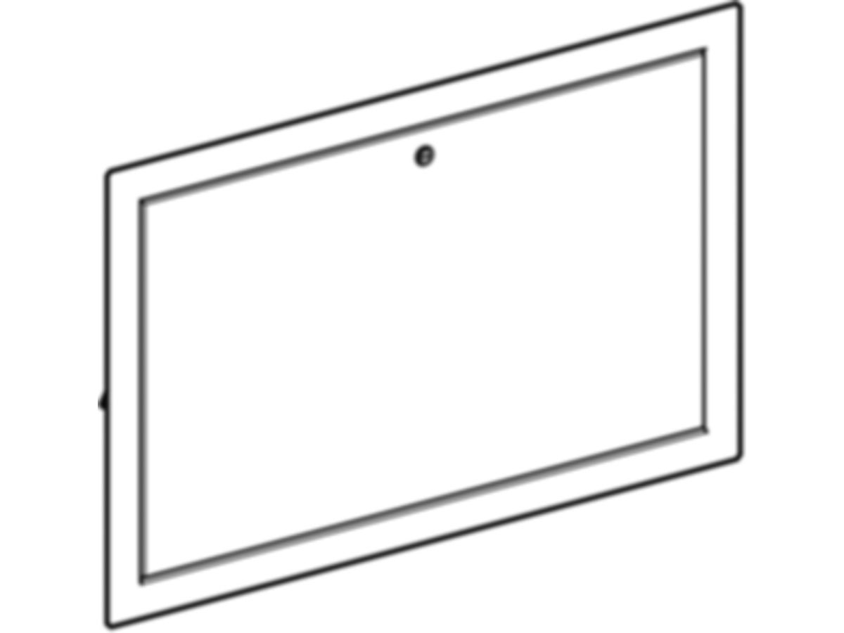 Türe zu Geberit Pushfit Verteilerschrank - Ral 9016, Höhe 498  B=600 / B1=618