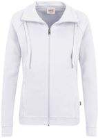 Women-Sweatjacke College weinrot - 100 % Baumwolle, 200 g /m²