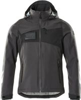 Winterjacke wind-/wasserdicht, Gr. 2XL - dunkelanthrazit/schwarz, 100% PES