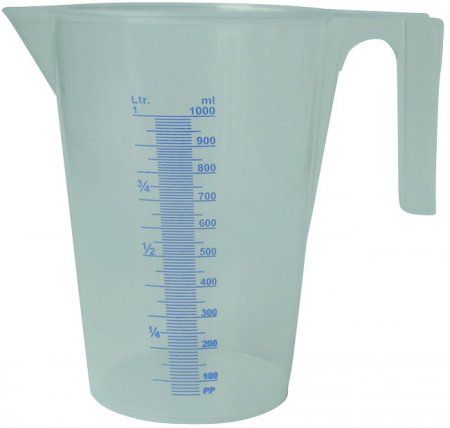 Messbecher transparent