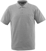 Borneo Polo Shirt grau-meliert Gr. L - 60% Baumwolle / 40% Polyester