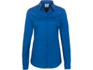 Bluse 1/1-Arm Perf. Gr. L, royalblau - 50% Baumwolle, 50% Polyester