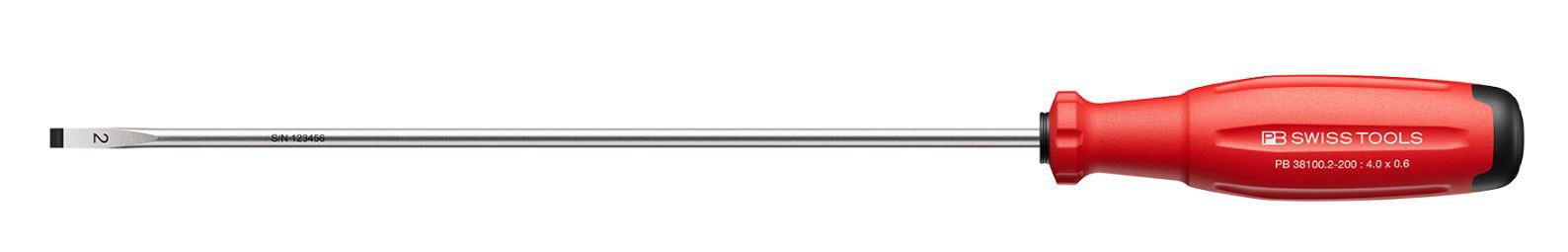 Schraubenzieher PB 8140 4-300 - Schlitz, SwissGrip Griff