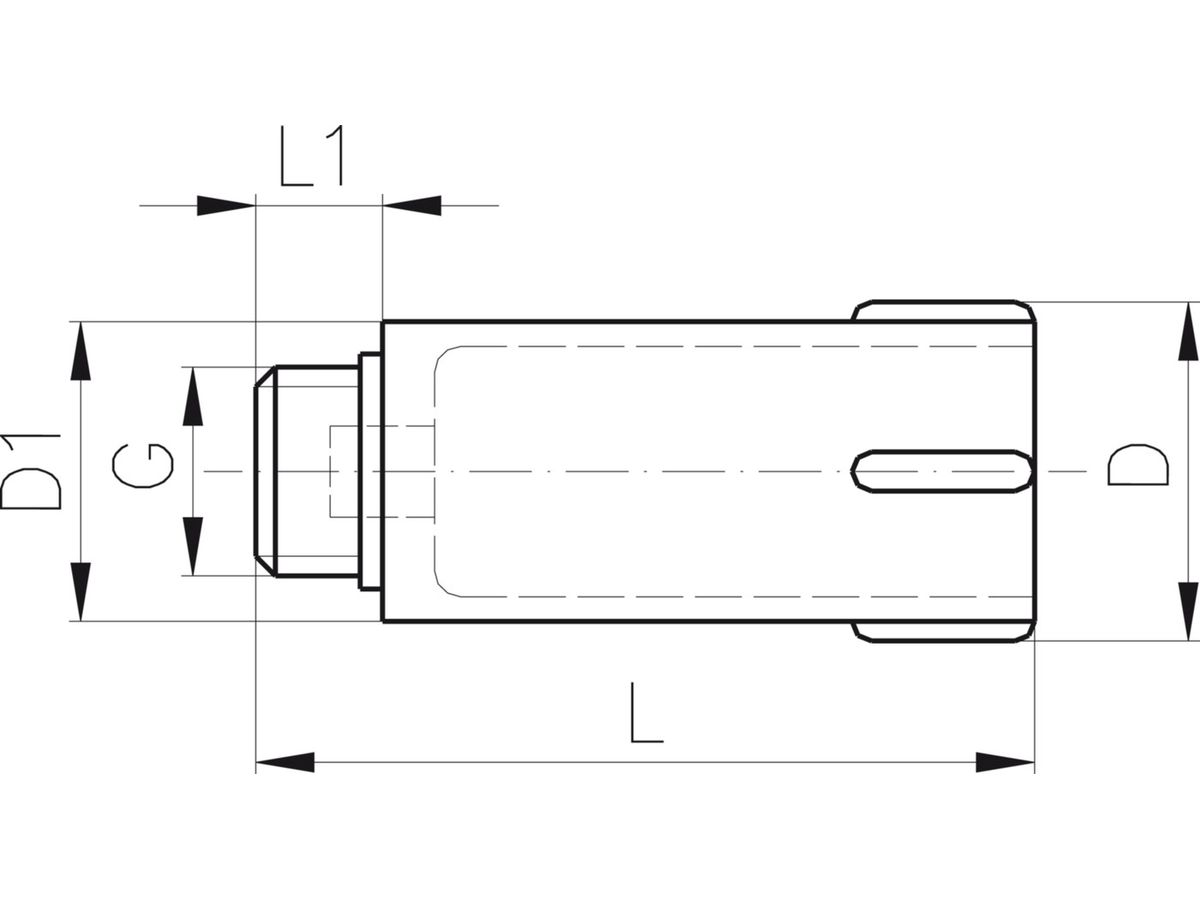 Abpress-Einmauerzapfen PVC-U - Dichtung EPDM