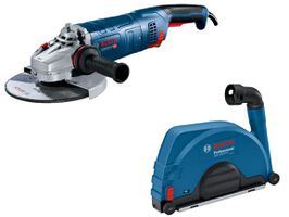 Winkelschleifer SET GWS 24-230 JZ+GDE - 2400 W, inkl. Absaugung, Bosch