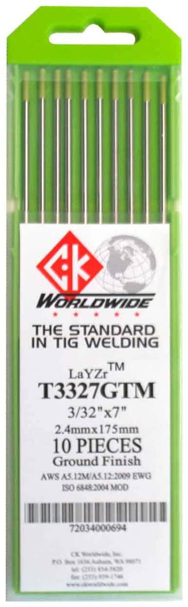 Wolframelektrode 2.4 x 175 mm - à 3 Stk. Typ Layzr für AC/DC
