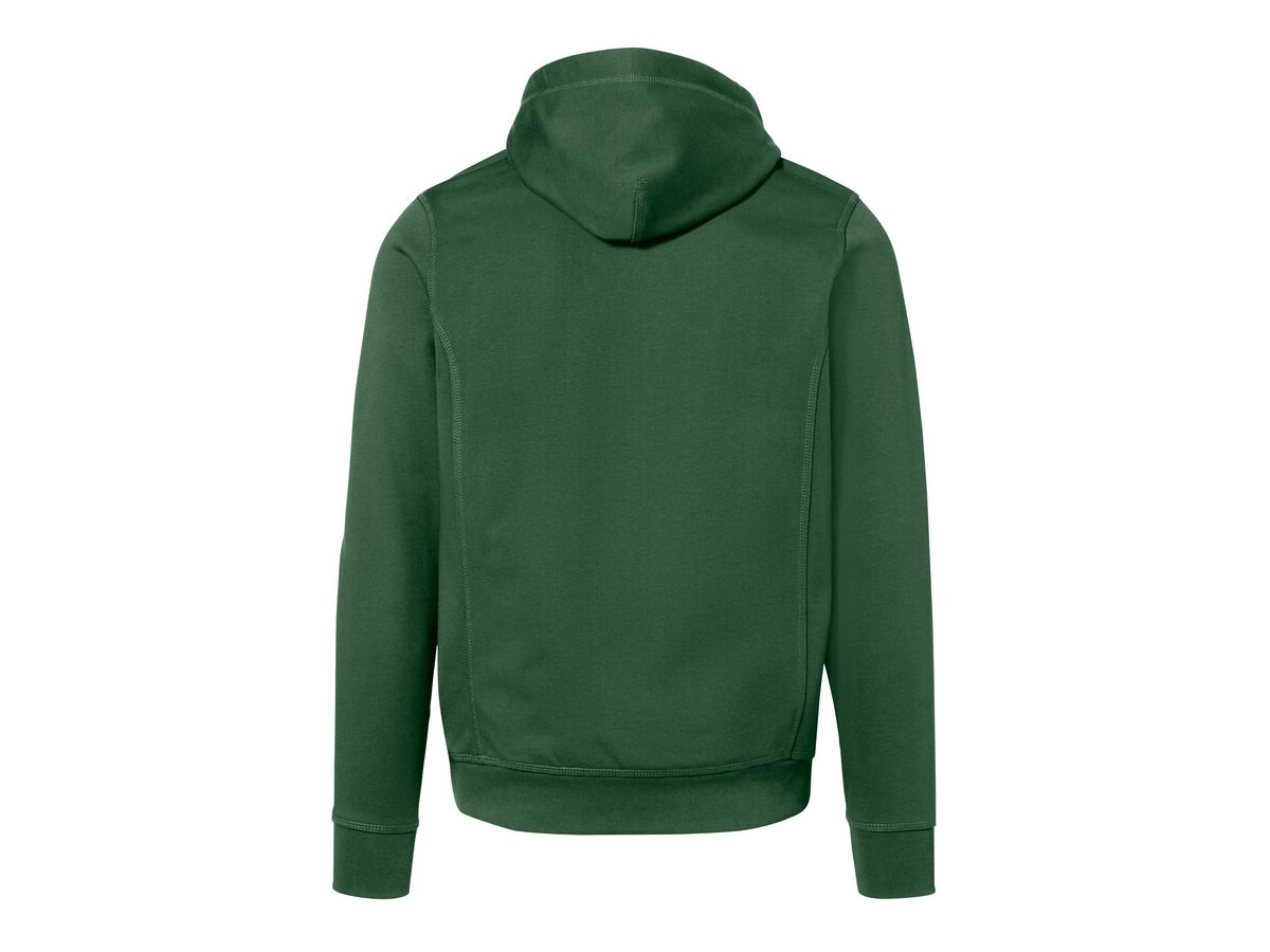 Kapuzenjacke Bonded, Gr. M - tanne/silber