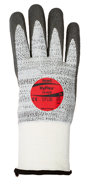 Schnittschutzhandschuhe - ANSELL grau/weiss HYFLEX 11-425