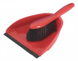 Kehrgarnitur Kunststoff rot - 128728