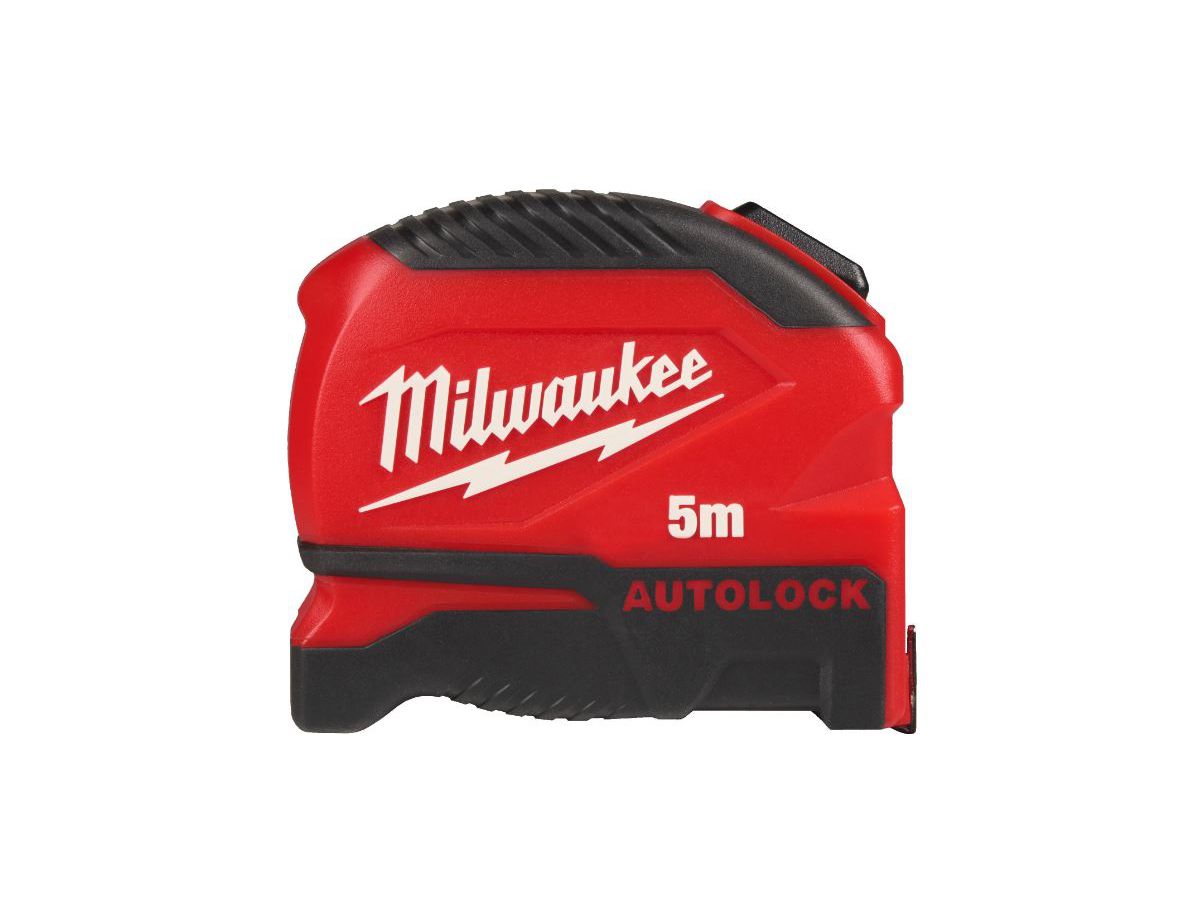 Pro-Compact-Bandmass 5 Meter - Milwaukee 25mm Band Breite, mit Autolock