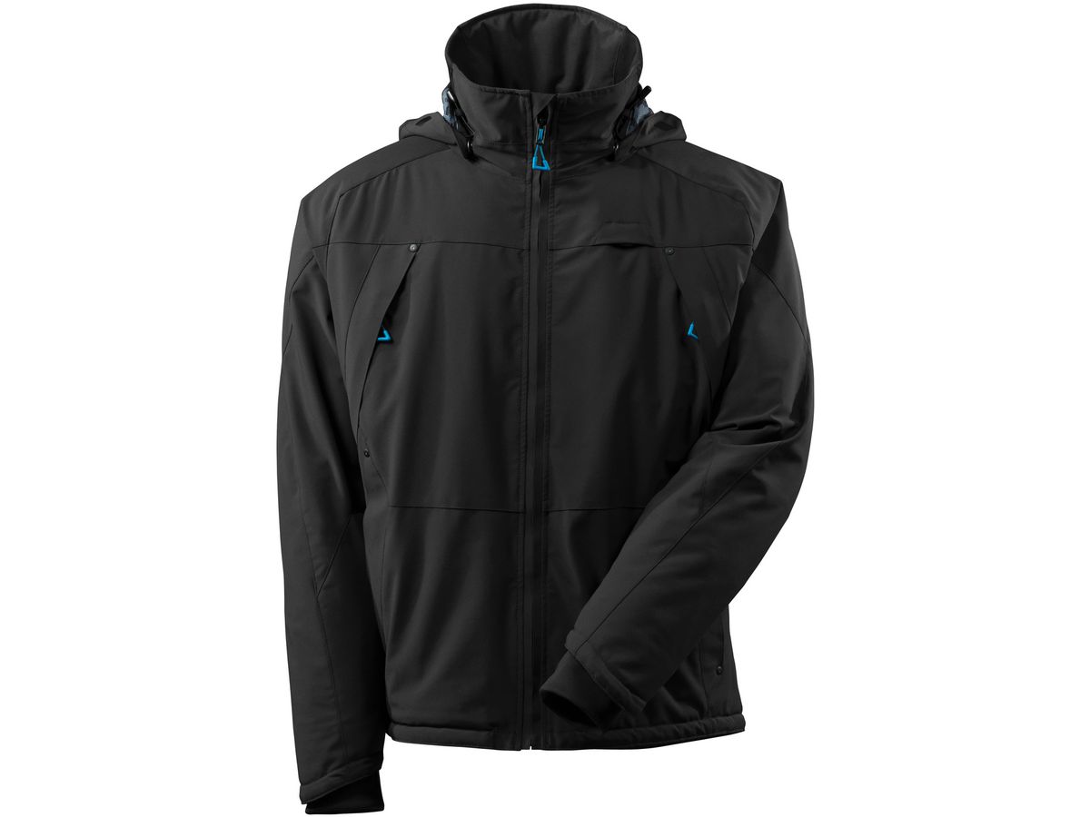 MASCOT Advanced Winterjacke Gr. S - schwarz, mit CLIMASCOT, wasserdicht