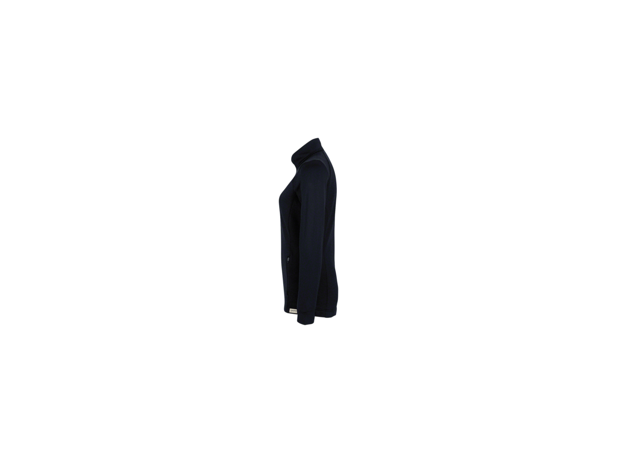 Damen-Tec-Jacke Gr. S, schwarz - 52% Polye. 38% Polya. 10% Elast. 235g/m²