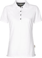 Damen-Poloshirt Cotton-Tec 2XL weiss - 50% Baumwolle, 50% Polyester
